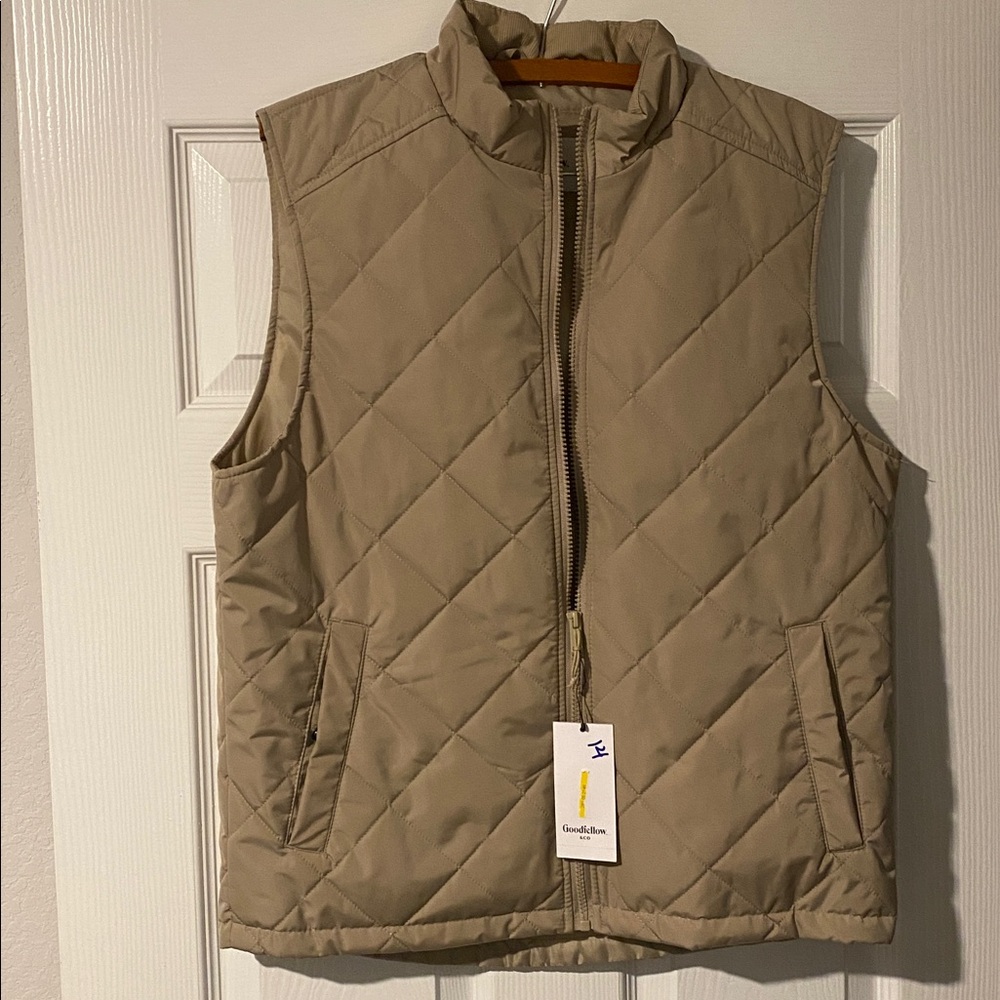 Goodfellow & Co Quilted Tan Vest